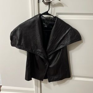 Women’s leather vest